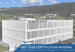 Erneuerung der ISO-13485-Zertifizierung